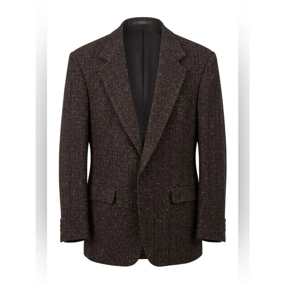 Vintage Classic Men's Brownish Gray Tweed  Blazer 42R